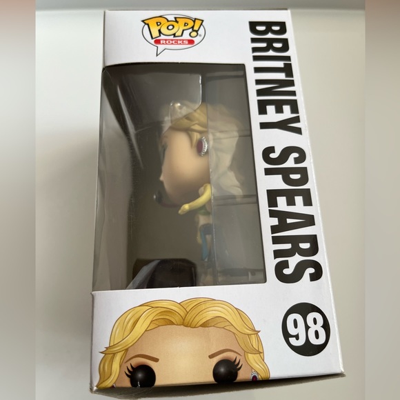 Funko Pop! Rocks Britney Spears Vinyl Figure #98 w/ pop protector - Picture 2 of 7